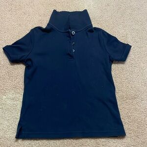 French toast school uniform polo shirt ( size4/5) navy